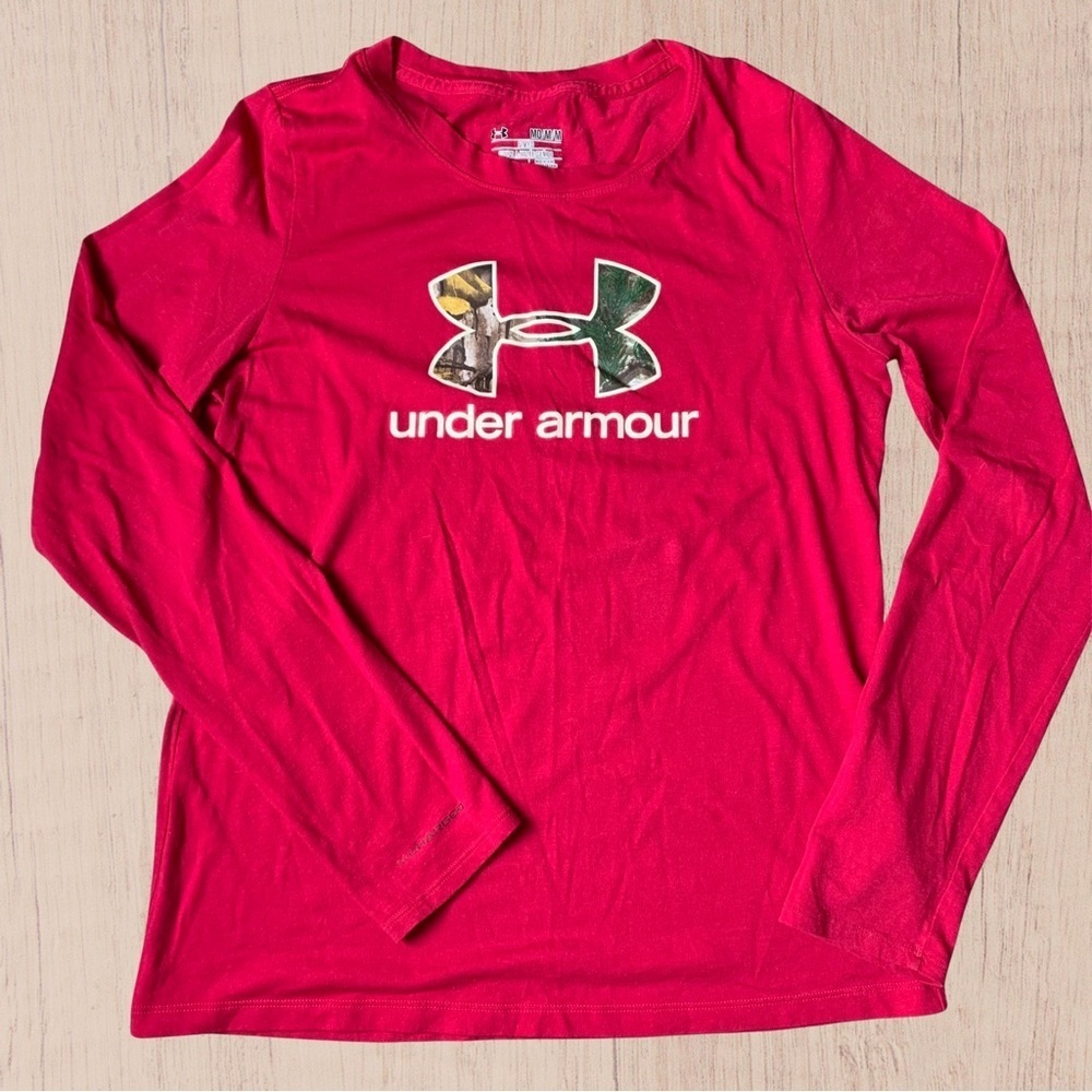 Women's Under armour Long Sleeve shirt Camo Medium